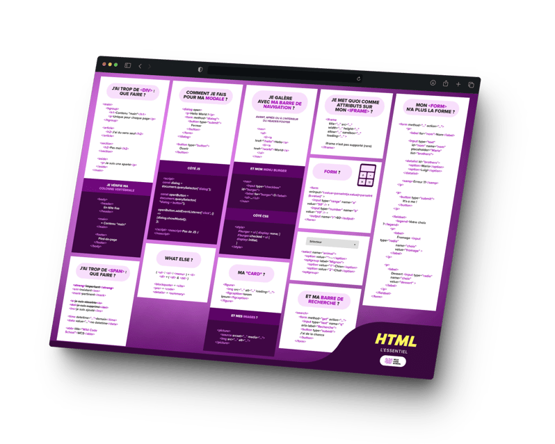 Mockup fiche pratique HTML